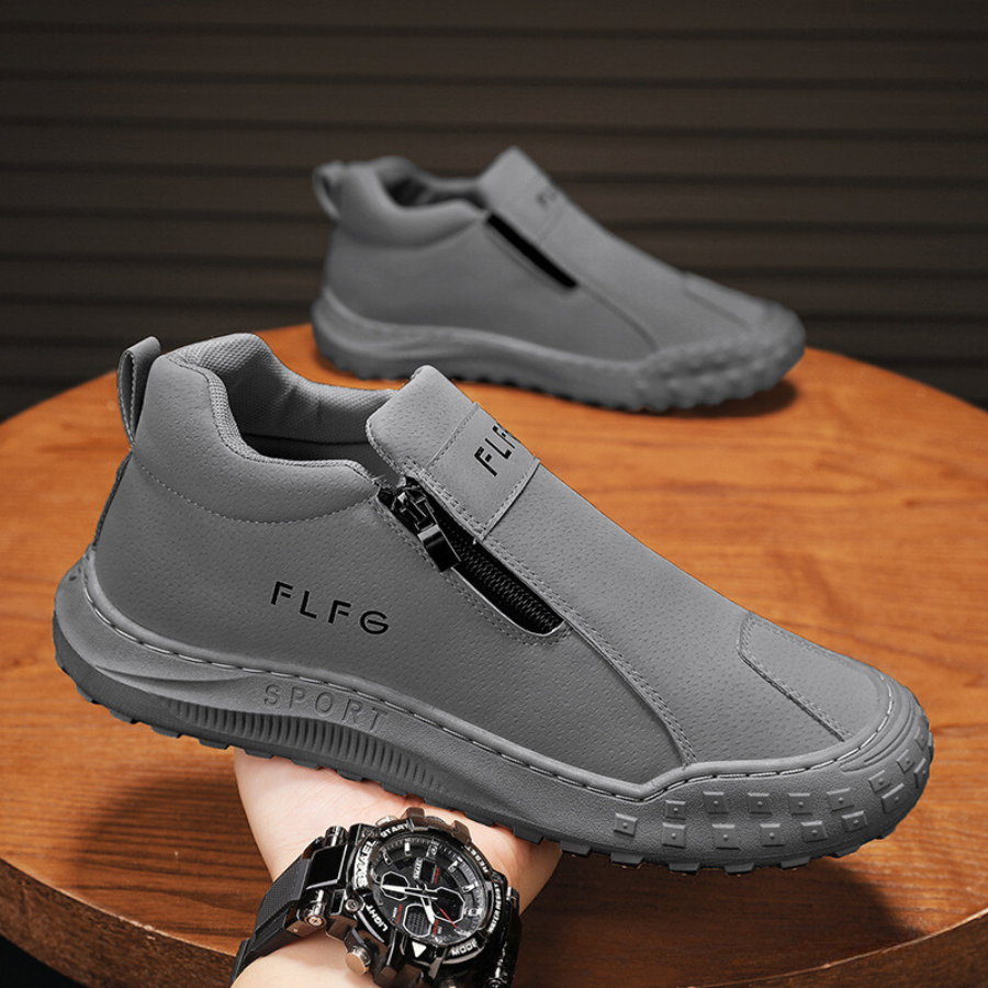 Men Casual Slip On Sports Outdoor Leather Shoes