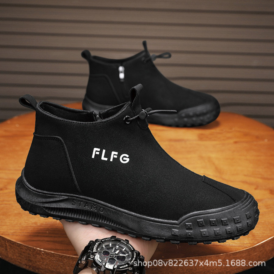 Men Casual Slip On Sports Outdoor Leather Shoes