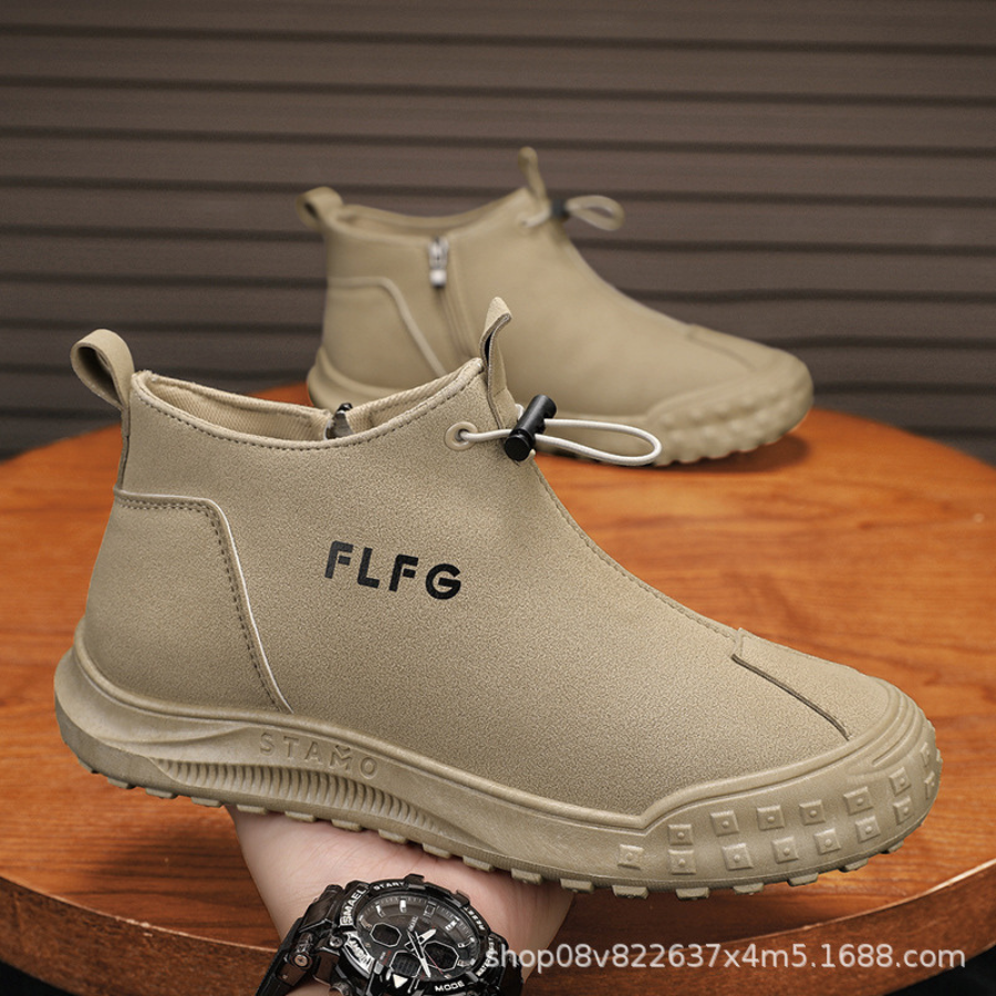 Men Casual Slip On Sports Outdoor Leather Shoes