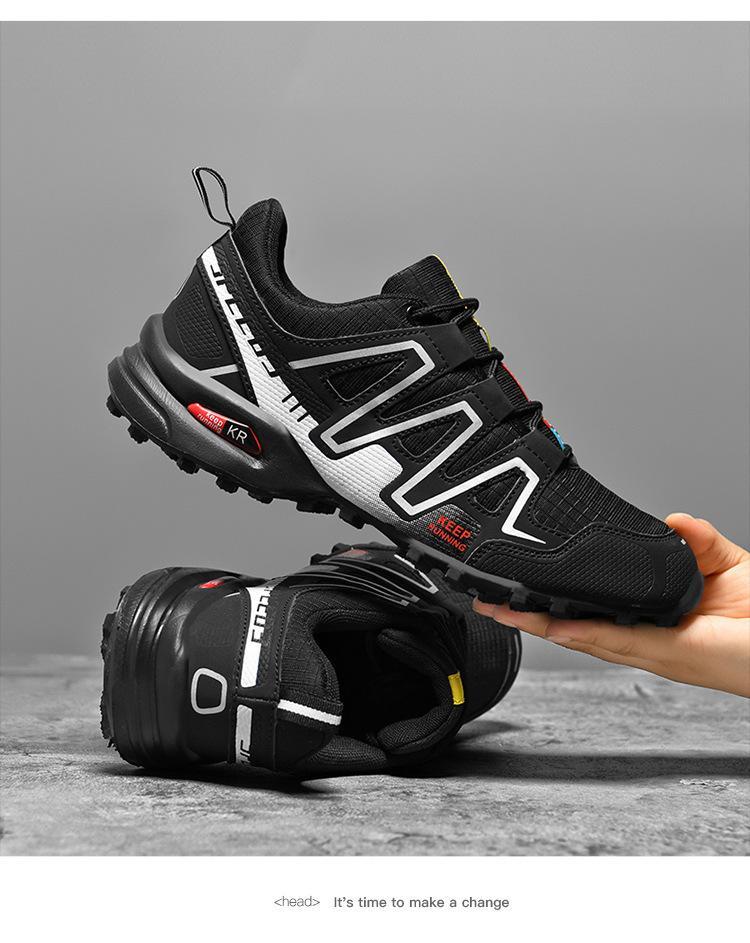 2023 new outdoor comfortable lightweight lace-up trend hiking shoes